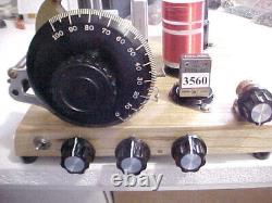 40 Meter 12v6/12sk7 Cw Qrp Battery Powered Ham Radio Receiver/ Transmitter