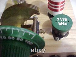40 Meter 12v6/12sk7 Cw Qrp Battery Powered Ham Radio Receiver/ Transmitter