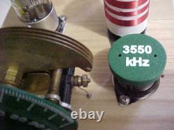 40 Meter 12v6/12sk7 Cw Qrp Battery Powered Ham Radio Receiver/ Transmitter