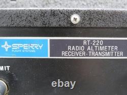 4004437-901 Sperry RT-220 Radio Altimeter Receiver Transmitter with Mods (Core)