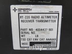 4004437-901 Sperry RT-220 Radio Altimeter Receiver Transmitter with Mods (Core)