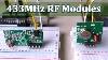 433mhz Rf Transmitter And Receiver Modules With Arduino