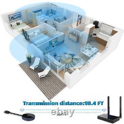 4K@30Hz Wireless HDMI Transmitter Receiver Extender Kits TV Video/Audio Adapter