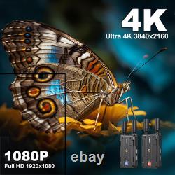 4K Wireless HDMI Transmitter & Receiver Plug &Play 1300FT LOS Range 0.1S Latency