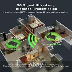 4K Wireless HDMI Transmitter and Receiver, 656FT 5G Stable Signal matte