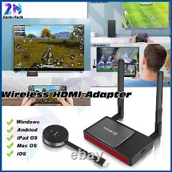 4k HD Wireless HDMI Transmitter Receiver Adapter Audio Video Extender Converter