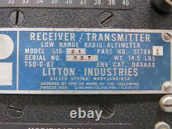 51788-1 Litton Industries 516-21 Receiver-Transmitter Low Range Radio Altimeter