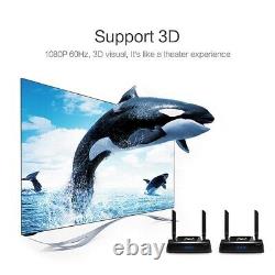 5G Wireless 1080P 3D Hdmi Extender TV Audio Video Transmitter & Receiver PAT-590