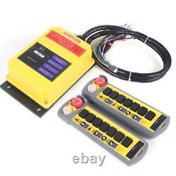 6 Channel Hoist Crane Wireless Remote Control 2in1 With 2 Transmitter 1 Receiver