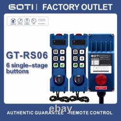 6 Keys Single Speed Industrial Lift Hoist Crane Radio Wireless Remote Controller