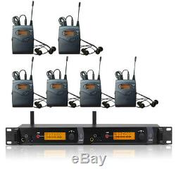 6 Receivers SR2050 IEM In Ear Monitor Wireless System, 2 Channel Transmitters