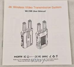 656ft Wireless HDMI Extender Audio/Video Transmitter Receiver HD 4K PC to TV