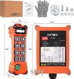 8 Button Channel 12V 24V Wireless Crane Radio Remote Control Industrial Electr 8 Button Channel 12V 24V Wireless Crane Radio Remote Control Industrial Electr