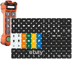 8 Button Channel 12V 24V Wireless Crane Radio Remote Control Industrial Electr
