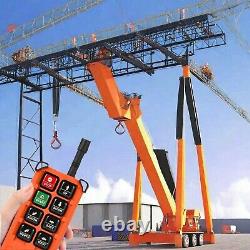 8 Buttons Crane Remote Control, 360 Degree Operated Crane Transmitter, Quick