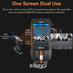 8CH 2.4G RC Transmitter with Touch Screen & Long Range for Crawler Drifting Cars