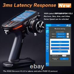 8CH 2.4G RC Transmitter with Touch Screen & Long Range for Crawler Drifting Cars
