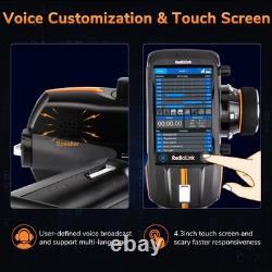 8CH 2.4G RC Transmitter with Touch Screen & Long Range for Crawler Drifting Cars