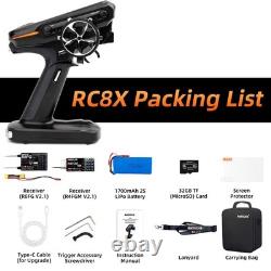 8CH 2.4G RC Transmitter with Touch Screen & Long Range for Crawler Drifting Cars