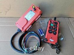 AC 380V 8 Keys Transmitter & Receiver Hoist Crane Radio Wireless Remote Control