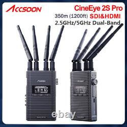 ACCSOON CineEye 2S Pro 350m SDI HDMI 2.4G/5G Wireless Video Transmitter Receiver