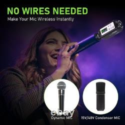 ACEMIC UHF Wireless XLR Plug-on Transmitter & Receiver System, Wired-to-Wireless ACEMIC UHF Wireless XLR Plug-on Transmitter & Receiver System, Wired-to-Wireless