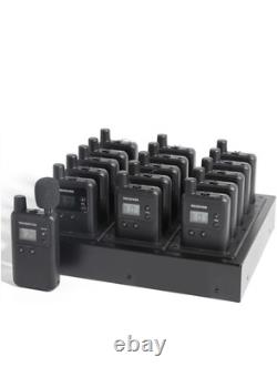AGJ Wireless Tour Guide System 1 Transmitter 15 Receivers With Charger