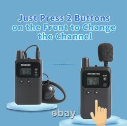 AGJ Wireless Tour Guide System 1 Transmitter 15 Receivers With Charger