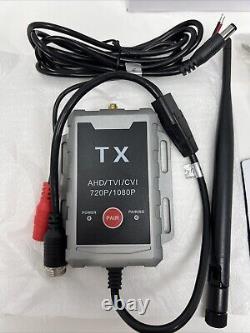 AHD/TVI/CVI 720P1080P RX Wireless Receiver & TX Wireless Transmitter Set New