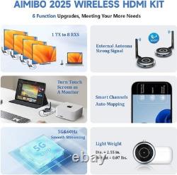 AIMIBO Wireless HDMI Extender Multiple Receivers 1X4, HDMI Wireless Transmitt