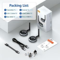 AIMIBO Wireless HDMI Extender Multiple Receivers 1X4, HDMI Wireless Transmitt