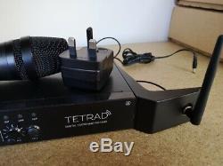 AKG TETRAD Radio Mic System 1 x Transmitter 1 x 4 mic Rack Mount Receiver