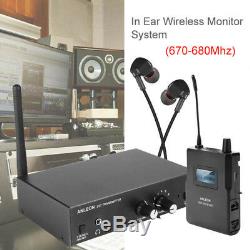 ANLEON S2 UHF Stereo Monitor System Wireless Digital LED Receiver Headphones