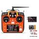 At10ii 12 Channels Rc Transmitter And Receiver R12ds 2.4ghz Radio Orange