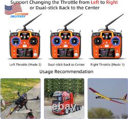 AT10II 12 Channels RC Transmitter and Receiver R12DS 2.4Ghz Radio Remote NEW USA