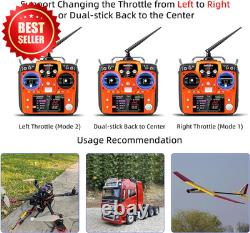 AT10II 12CH RC Transmitter Receiver R12DS 2.4Ghz Radio Remote US