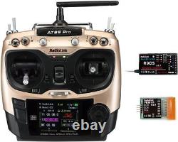 AT9S Pro 10 12 Channels 2.4G RC Radio Transmitter and Receiver R9DS with PRM 01