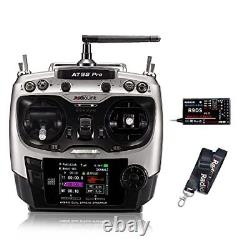 AT9S Pro 10/12 Channels 2.4GHz RC Radio Transmitter and Receiver AT9S Pro-Gray