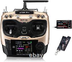 AT9S Pro 10/12 Channels 2.4Ghz RC Transmitter and Receiver R9DS Radio Remote Lon
