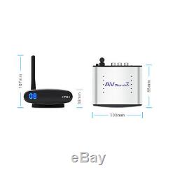 AV Transmitter Wireless Video Audio Sender Receiver IR Remote 2.4G