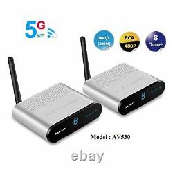AV530 5.8GHz Wireless Audio video sender and receiver with 8 selected