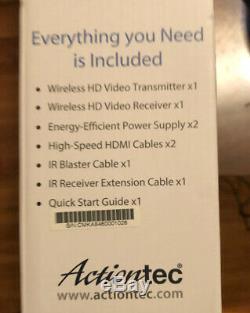 Actiontec Wireless HDMI Transmitter & Receiver Extender, Full HD 1080P