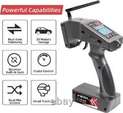 Advanced 2.4GHz RC6GS V3 Transmitter & Receiver Real-Time Telemetry Included