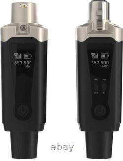 AirSync Wireless XLR Transmitter & Receiver UHF Wireless Microphone System 150ft