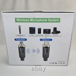 AirSync Wireless XLR Transmitter & Receiver UHF Wireless Microphone System 150ft