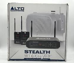 Alto Professional N30044 Stealth Wireless System Transmitter & 2 Receivers New