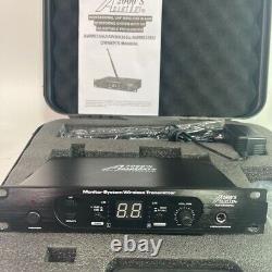 Audio 2000'S UHF Wireless In-Ear Monitoring System Transmitter Receiver Black