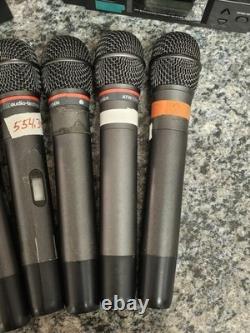 Audio Technica ATW-T341bC Wireless Microphone Transmitter Receiver Lot UNTESTED Audio Technica ATW-T341bC Wireless Microphone Transmitter Receiver Lot UNTESTED