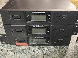 Audio Technica ATW-T341bC Wireless Microphone Transmitter Receiver Lot UNTESTED