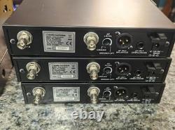 Audio Technica ATW-T341bC Wireless Microphone Transmitter Receiver Lot UNTESTED